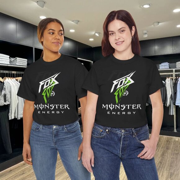 Fox Racing Green and Black Short Sleeve Cotton T-Shirt - Picture 3 of 7